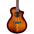 Breedlove Pursuit Exotic S CE Koa-Koa Concert Acoustic-Electric Guitar Edge Burst