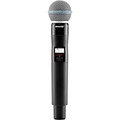 Shure QLXD2/BETA58A Wireless Handheld Microphone Transmitter With Interchangeable BETA 58A Microphone Capsule Band J50A