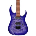 Ibanez RG421QM Quilted Maple Top Electric Guitar Cerulean Blue Burst