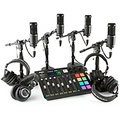 Rode Microphones RODEcaster Pro 4-Person Podcasting Bundle With AT2020 & ATHM50X