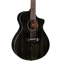 Breedlove Rainforest S African Mahogany Concert Acoustic-Electric Guitar Black Gold