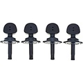 Graph Tech Ratio Tune-a-Lele Ukulele Tuners 6:1 With Large Buttons Black 4 String