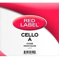 Super Sensitive Red Label Series Cello A String 1/4 Size, Medium