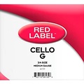 Super Sensitive Red Label Series Cello G String 1/4 Size, Medium