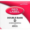 Super Sensitive Red Label Series Double Bass D String 1/2 Size, Medium