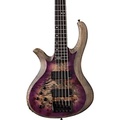 Schecter Guitar Research Riot-5 Left-Handed 5-String Electric Bass Aurora Burst