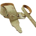Franklin Strap Roadhouse Distressed Leather Guitar Strap Cream 2.5 in.