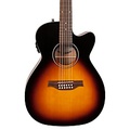 Seagull S12 CH CW GT Presys II 12-String Cutaway Acoustic-Electric Guitar Sunburst