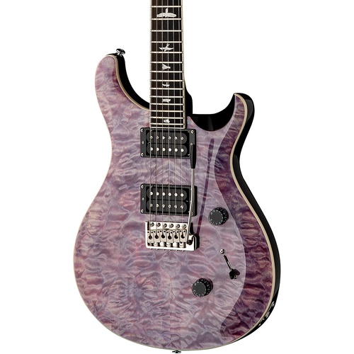  PRS SE Custom 24 Quilted Carved Top With Ebony Fingerboard Electric Guitar Violet