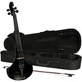 Cremona SV-180BKE Premier Student Electric Violin Outfit 4/4 Metallic Black