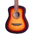 Luna Safari Tribal Travel Acoustic-Electric Left-Handed Guitar Tobacco Sunburst