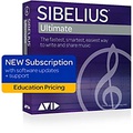 Avid Sibelius Ultimate NEW 1-Year Subscription with Updates + Support for Students/Teachers (Download)