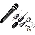 VocoPro SingAndHear-Quad All-In-One Wireless Microphone/Wireless In-Ear Receiver System, 900-927.2 902-928 MHz Black