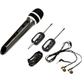 VocoPro SingAndHear-Solo All-In-One Wireless Microphone/ Wireless In-Ear Receiver System, 900-927.2mHz 902-928 MHz Black