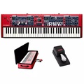 Nord Stage 4 Compact 73-Key Keyboard With Nord Soft Case and Single Pedal