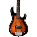 Sterling by Music Man StingRay 5 RAY35 Spalted Maple Top Bass 3-Tone Sunburst