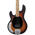 Sterling by Music Man StingRay Ray4LH Maple Fingerboard Left-Handed Electric Bass Vintage Sunburst