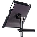 On-Stage Stands TCM9160 Tablet Mounting System with Snap-On Cover Gun Metal