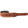 Taylor Taylor Century 2.5 Leather Guitar Strap Black/Brown 2.5 in.