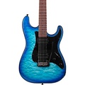 Schecter Guitar Research Traditional Pro Electric Guitar Transparent Purple Burst