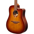 Lag Guitars Tramontane T118DCE Dreadnought Acoustic-Electric Guitar Brown Shadow