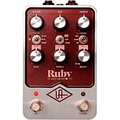 Universal Audio UAFX Ruby 63 Top Boost Amplifier Effects Pedal Dark Maroon