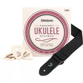 DAddario Ukulele Essentials Kit - Strings, Strap, Picks
