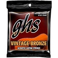 GHS Vintage Bronze 85/15 Acoustic Strings Ultra Light