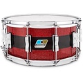 Ludwig Vistalite 50th Anniversary Snare Drum 14 x 6.5 in. Red Sparkle/Smoke/Red Sparkle