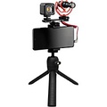 Rode Vlogger Kit for Mobile Phones with 3.5mm Compatibility Includes Tripod, MicroLED light, VideoMicro and Accessories