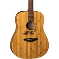 Luna Guitars Woodland Bamboo Dreadnought Acoustic Guitar Bamboo