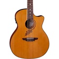 Luna Woodland Cedar Nylon Acoustic-Electric Guitar Satin Natural