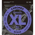 DAddario XL Chromes Jazz Light Electric Guitar Strings ECG24 Flatwound