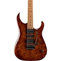 LsL Instruments XT4-DX 24-Fret Exotic HSH Roasted Burl Maple Top Electric Guitar Faded Iced Tea Burst