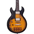 Schecter Guitar Research Zacky Vengeance S-1 6661 Left-Handed Electric Guitar Aged Natural Satin Black Burst