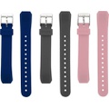 WITHit Band Kit for Fitbit Alta and Alta HR (3-Pack) Gray/Navy/Pink 49053BBR - Best Buy
