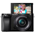 Sony Alpha 6100 Mirrorless 4K Video Camera with E PZ 16-50mm Lens Black ILCE6100L/B - Best Buy