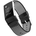 WITHit Nylon Band for Fitbit Charge 3 and Charge 4 Black Nylon 21295VRP - Best Buy