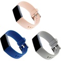WITHit Silicone Band for Fitbit Charge 3 and Charge 4 (3-Pack) Navy/Blush Pink/Light Gray 21297VRP - Best Buy