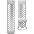 Sport Band Silicone Small Watch Strap for Fitbit Charge 4 Frost White FB168SBWTS - Best Buy
