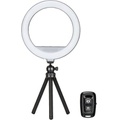 Sunpak 12” Bi-Color Tabletop or Handheld Vlogging Kit with Bluetooth Remote for Smartphones and Compact Cameras VGT-LED184-12RL - Best Buy