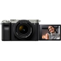 Sony Alpha 7C Full-frame Compact Mirrorless Camera with FE 28-60mm F4-5.6 lens Silver ILCE7CL/S - Best Buy