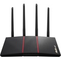 ASUS RT-AX55 AX1800 Dual-Band WiFi 6 Wireless Router with Life time internet Security Black 90IG06C0-BA1100 - Best Buy