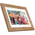 Aluratek 10 LCD Wi-Fi Touchscreen Distressed Wood Digital Photo Frame Wood ASHDPF10F - Best Buy