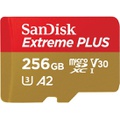 SanDisk Extreme PLUS 256GB microSDXC UHS-I Memory Card SDSQXBD-256G-AN6MA - Best Buy