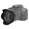 Bower Pro Series Tulip Lens Hood and Lens Cap for Most 58mm Lenses Black HV58 - Best Buy
