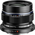 Olympus 12mm f/2.0 Wide-Angle Lens for Select Digital Cameras Black V311020BU001 - Best Buy